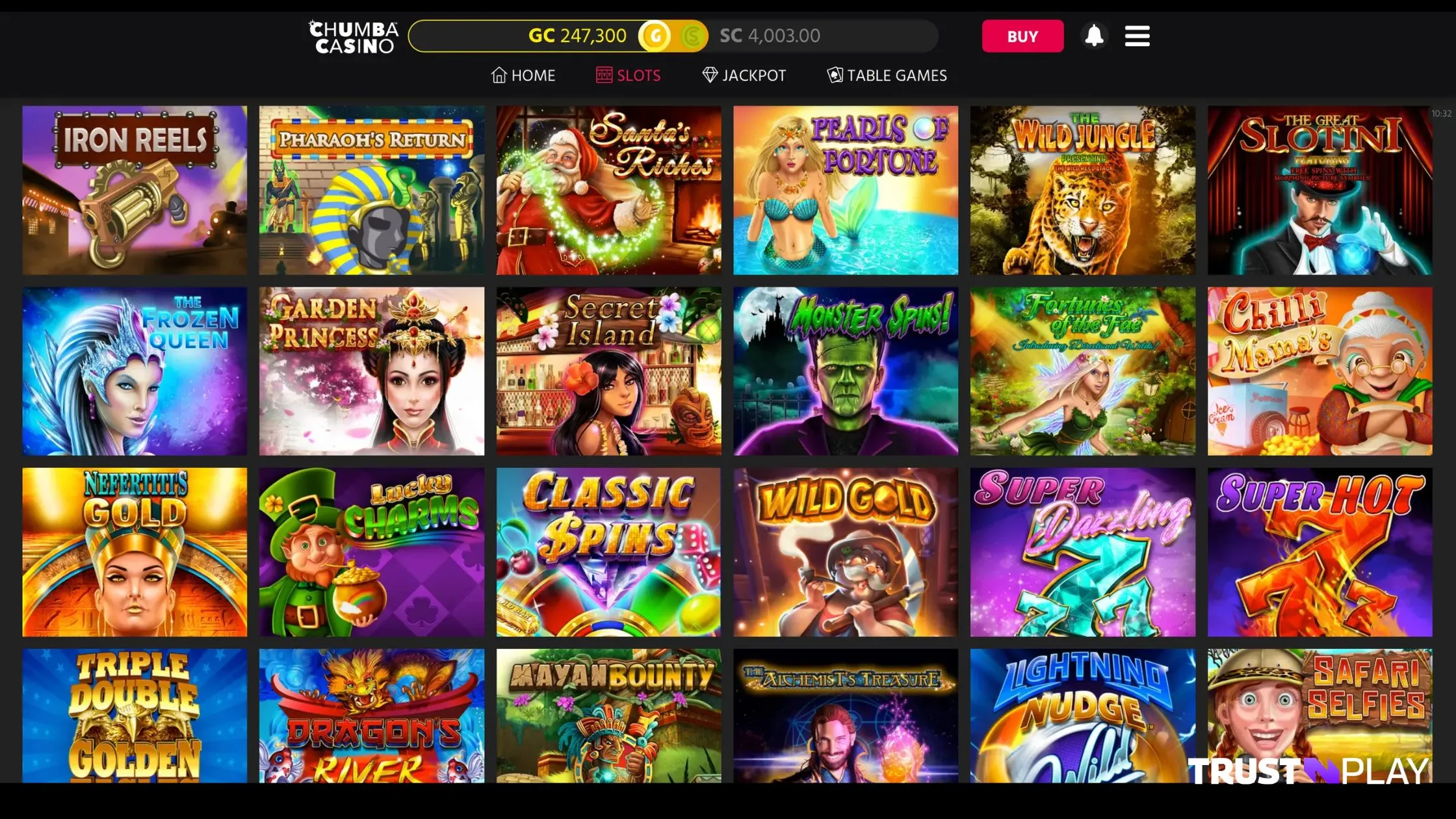 Chumba Casino Review Slots Game Library