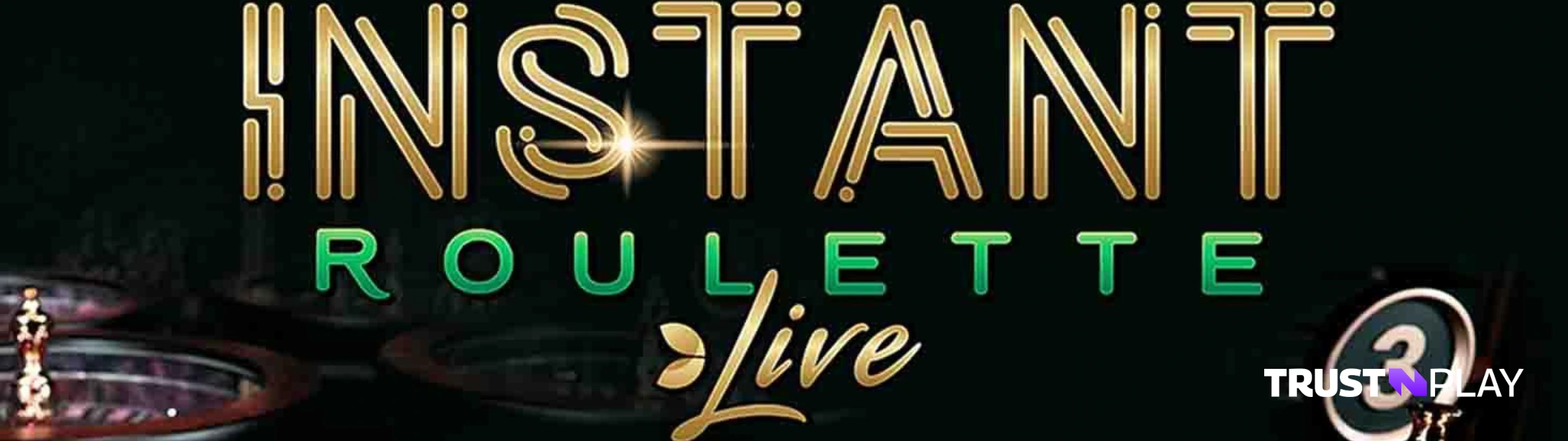 Instant Roulette Live dealer casino game by Evolution Gaming.