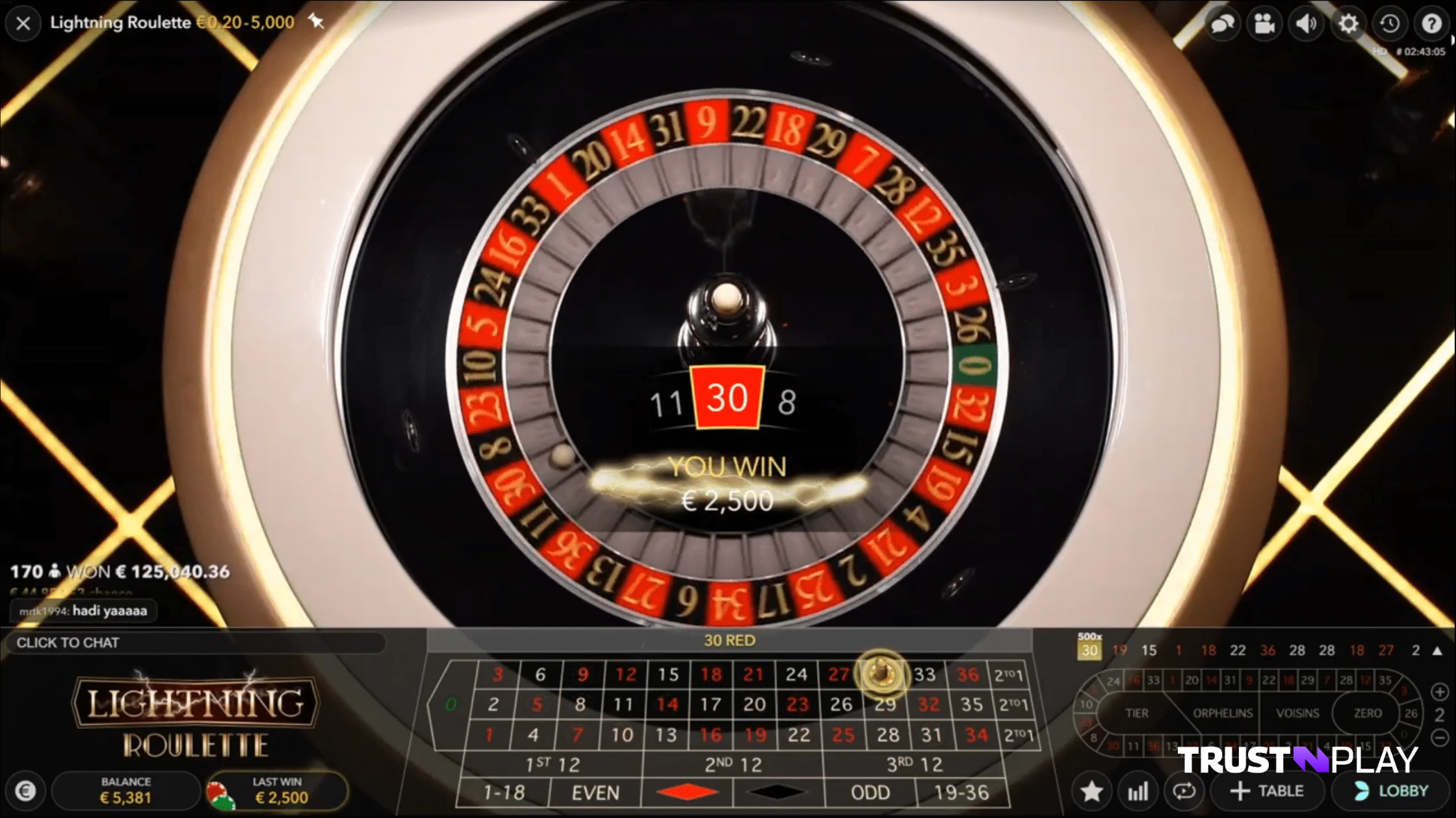 How to play Lightning Roulette live dealer casino game by Evolution Gaming.