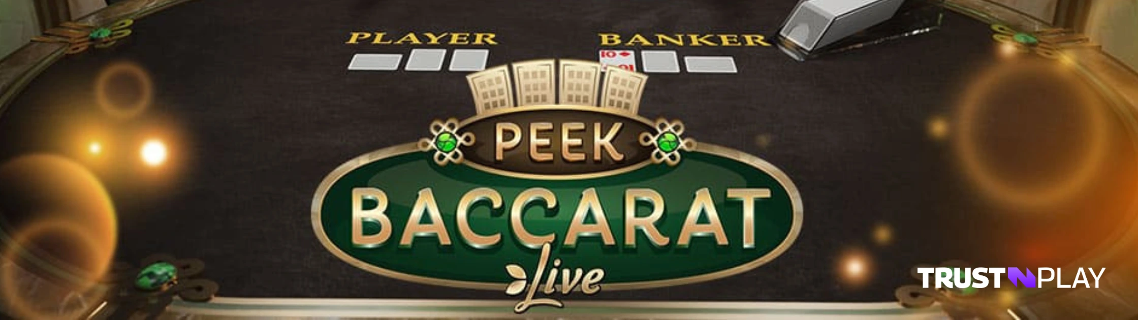 Peek Baccarat live game by Evolution Gaming.