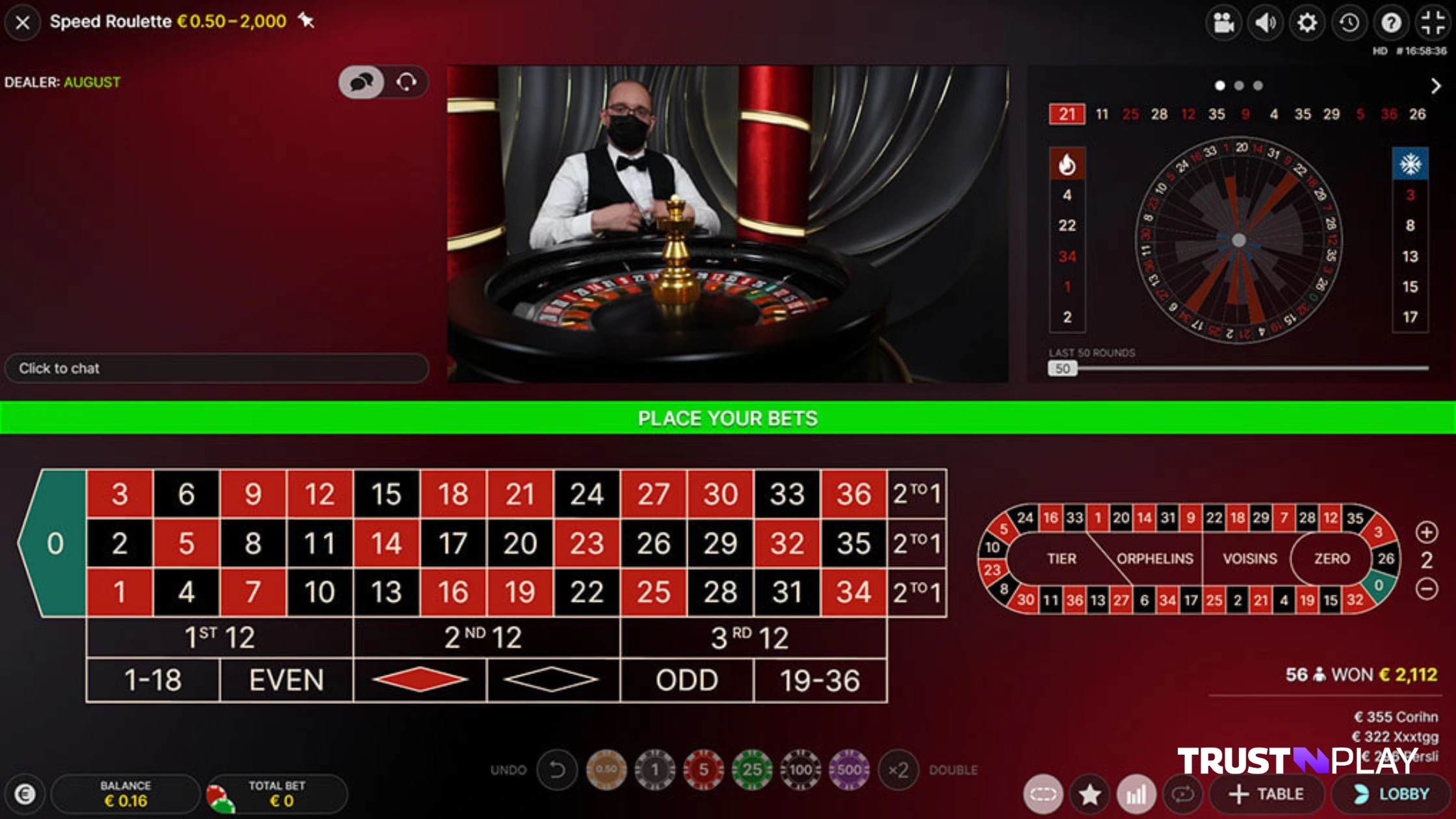 How to play Speed Roulette live dealer casino game.