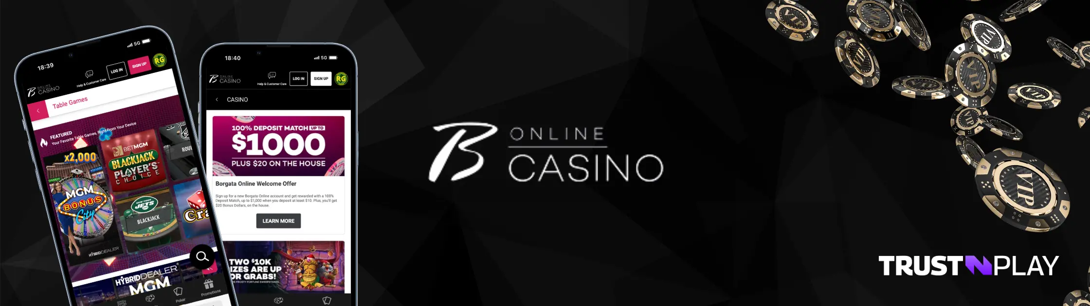 Borgata online casino.