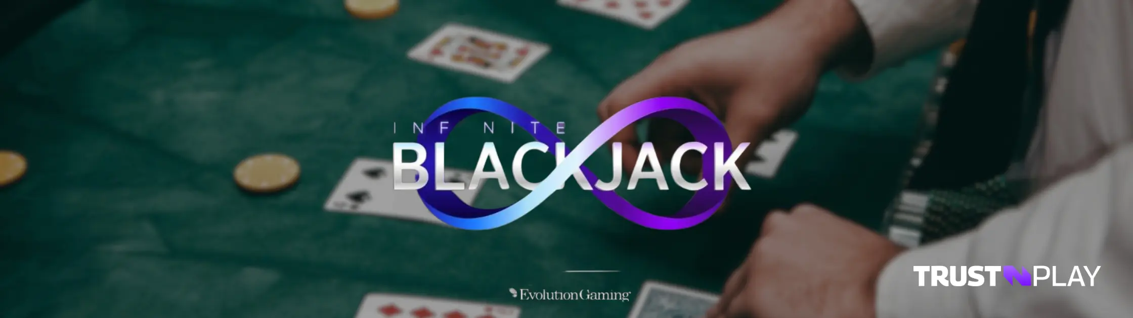 Infinite Blackjack live dealer casino game by Evolution.