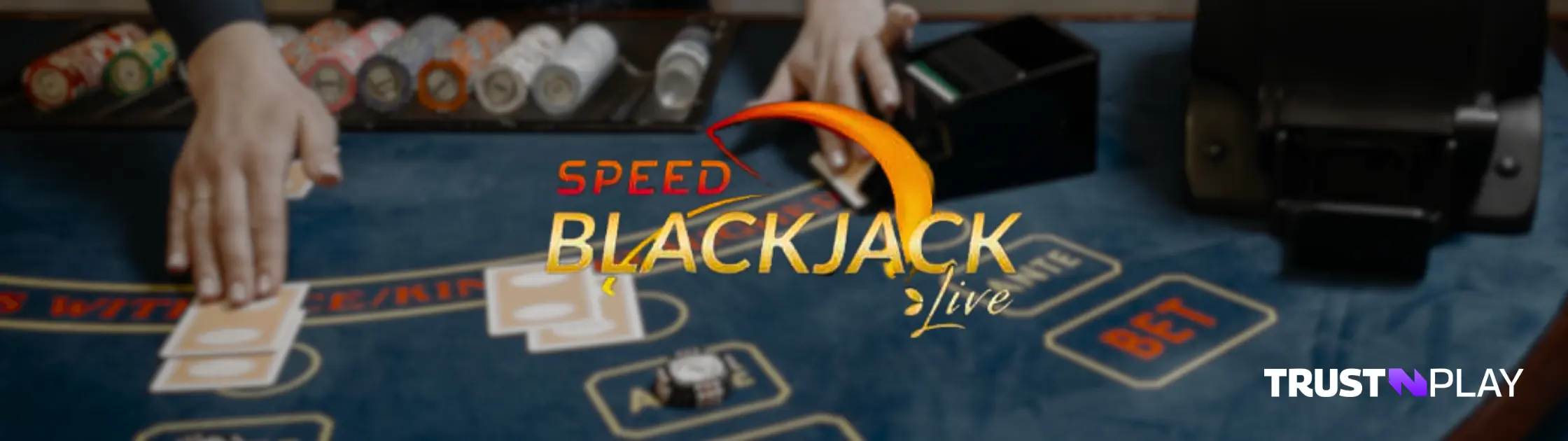 Speed Blackjack live dealer casino game by Evolution Gaming.