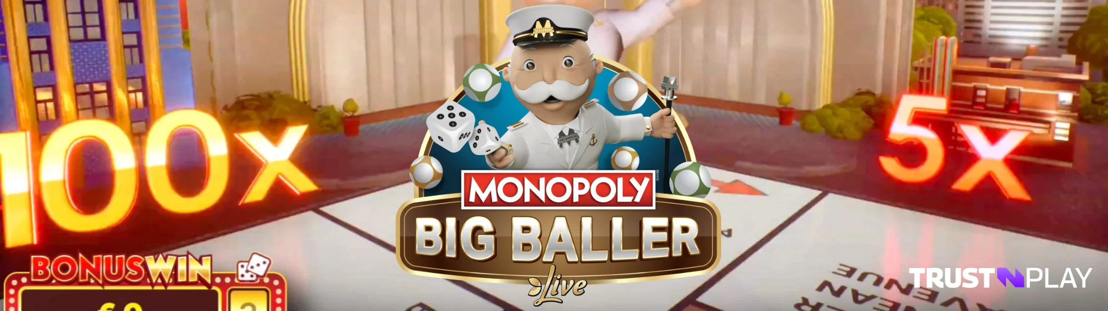 Monopoly Big Baller Evolution Live Casino Game Shows - TrustnPlay Review